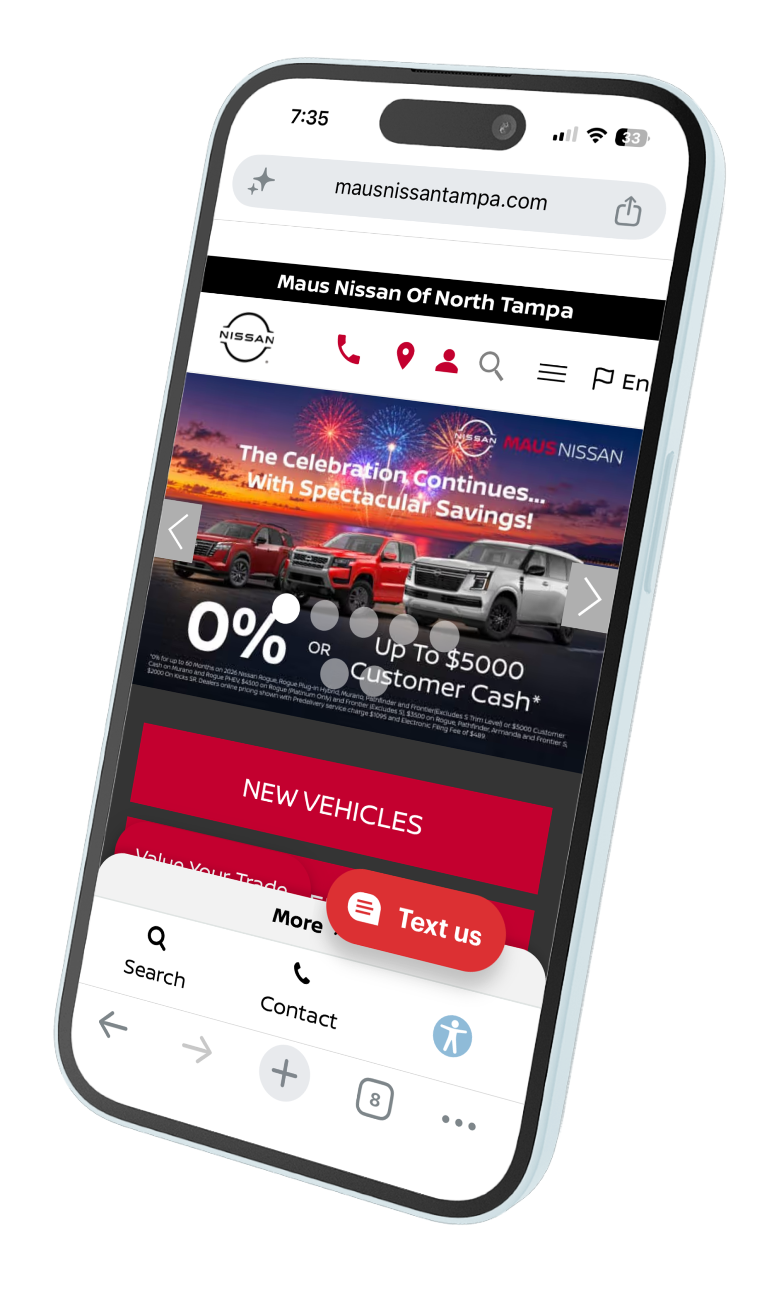 Visit Maus Nissan of North Tampa